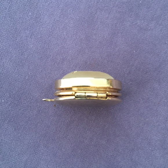 Pretty Frosted Rose Locket - Picture 4 of 4